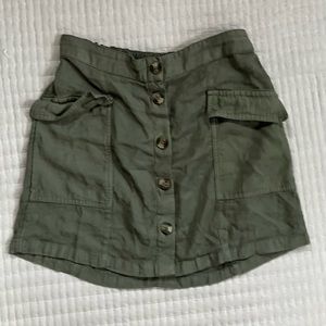 American eagle button down skirt